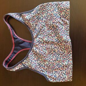 Old Navy Active Blue and Red Sports Bra